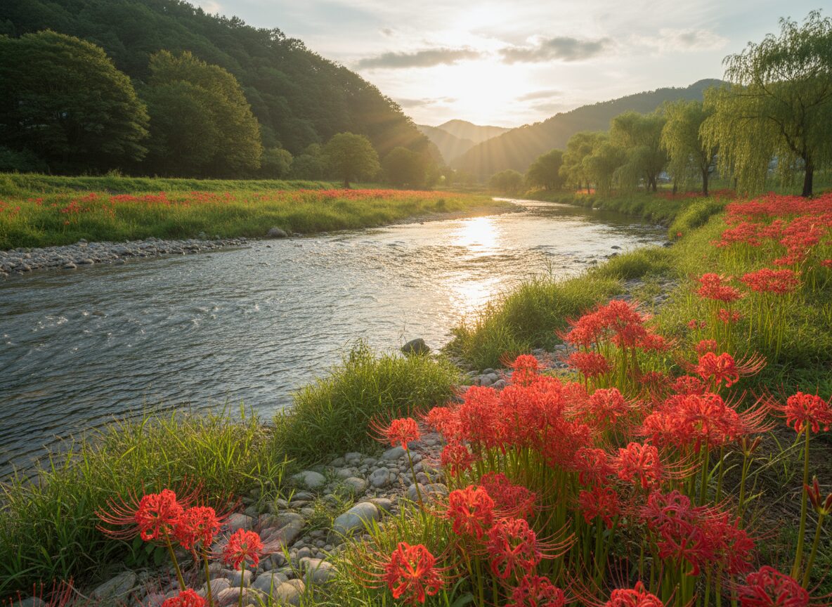 AI生成による彼岸花のイメージ